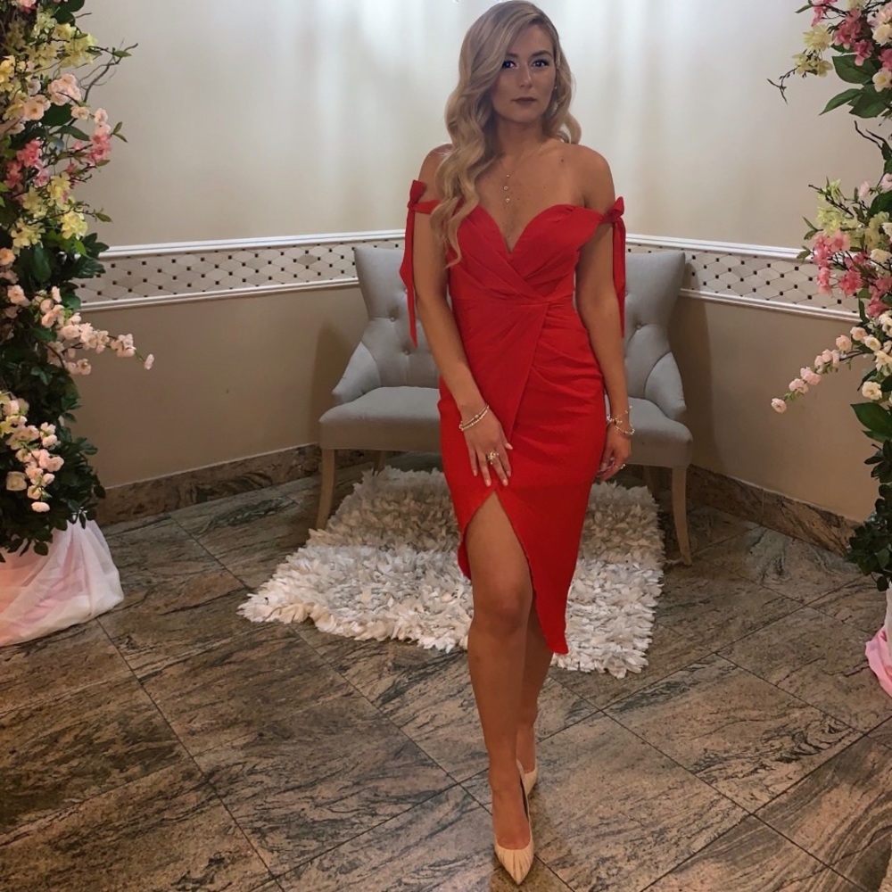 Off the shoulder dress